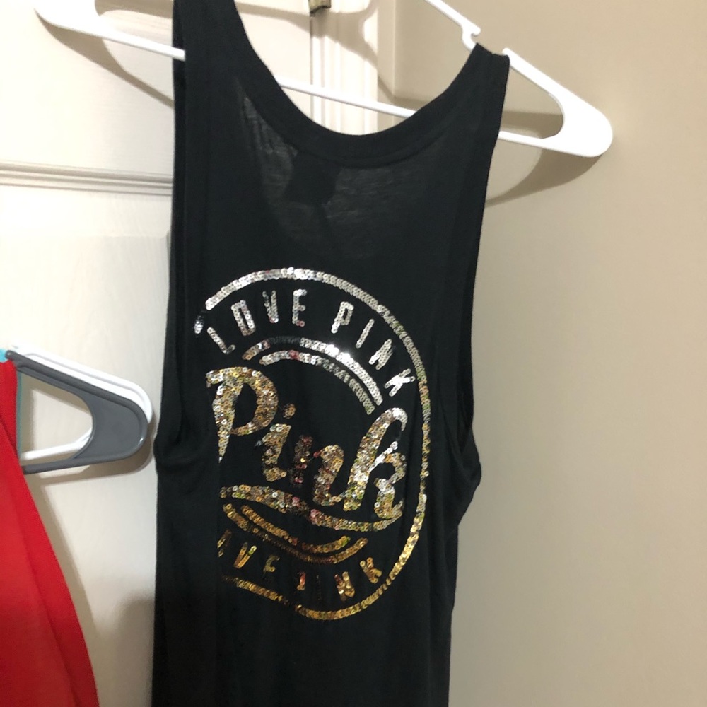 Pink victoria secret tank top